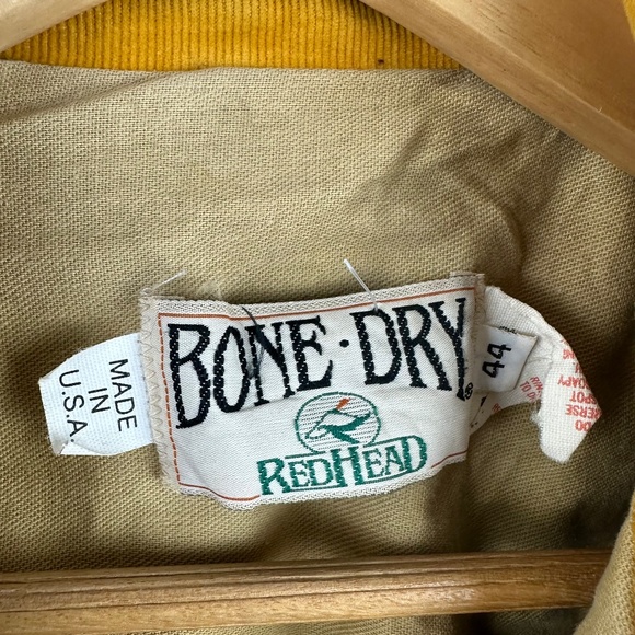 vintage 1950s duck hunting RED HEAD  brown L-xl cotton 44 sportsman BONE DRY‎ - Picture 3 of 14